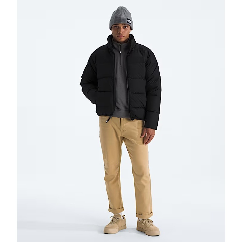 The North Face Men's Frost‎ Fall Jacket Sz 2XL Black 600 Down Fill Zip Up Puffer